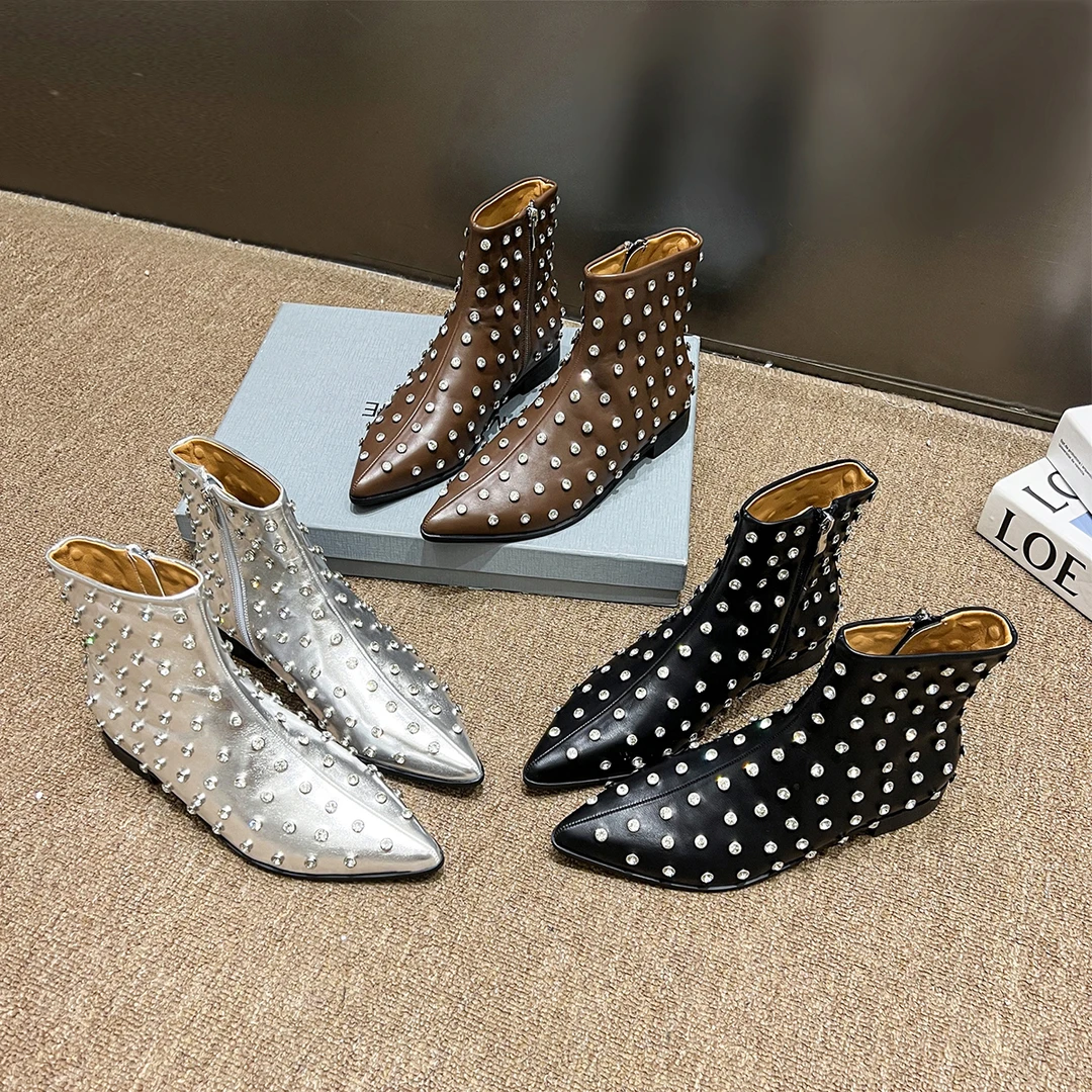 996-1A 意大利原创设计气质满天星钻时尚女鞋时装走秀款百搭款