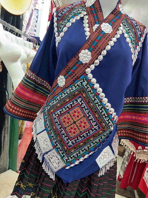 民族风苗族服饰套装传统2023新款演出拍照必选