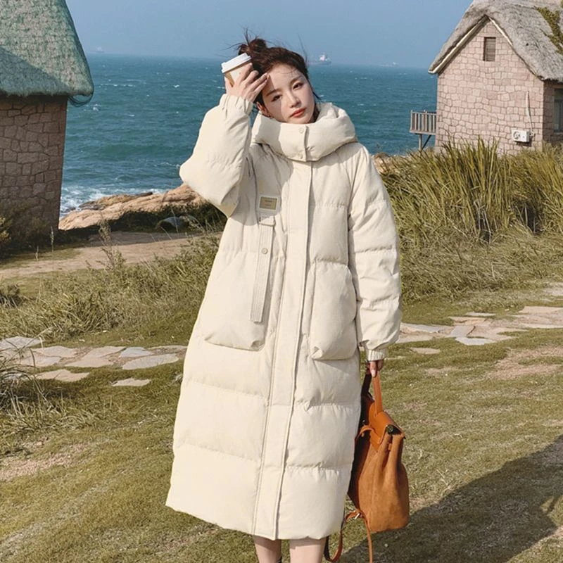 oversize面包服棉衣宽松棉服女冬季外套中长款加厚棉袄年新款