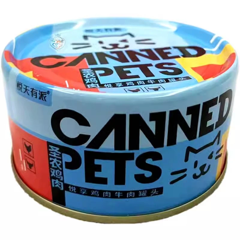 悦天有派悦享圣农鸡肉牛肉猫罐头狗零食补水汤罐
