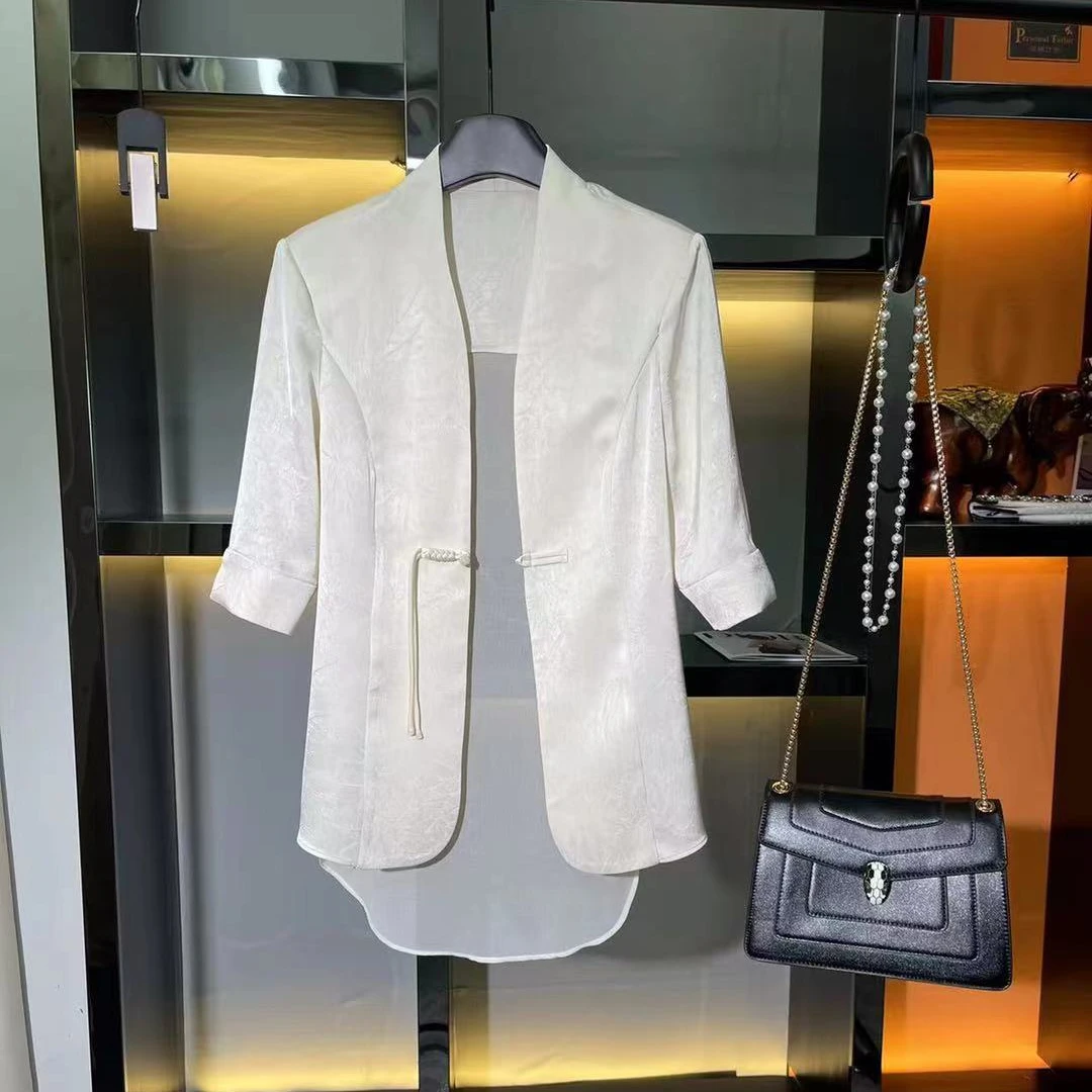 1618上衣气质女士时尚休闲西服夏季春夏