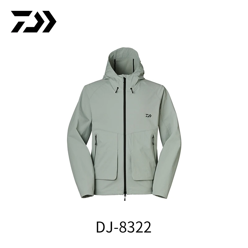 防泼水达瓦DJ8322连帽夹克，DP2722耐磨路亚长裤