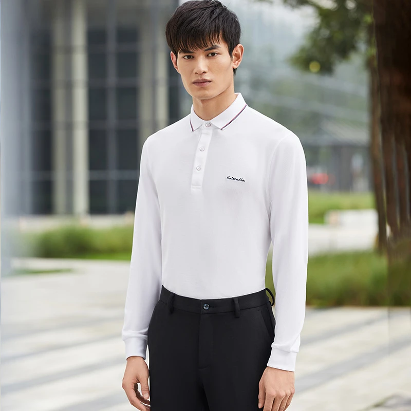 卡尔丹顿短袖POLO衫男士商务休闲柔软吸湿透气翻领T恤AA5W00500FA