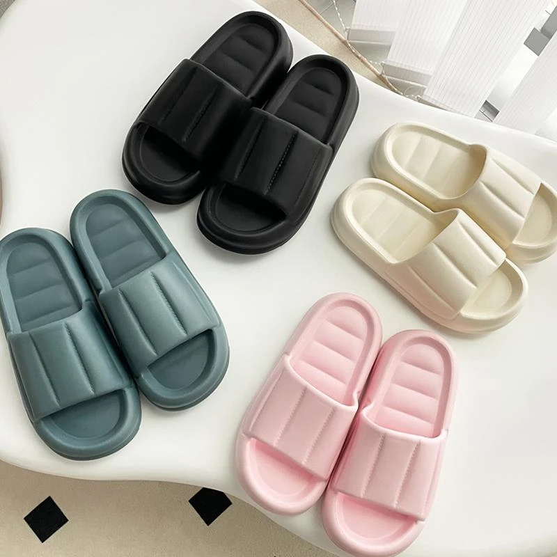 Trubody网红时尚情侣外穿居家ins防滑防臭超舒适厚底踩屎感拖鞋