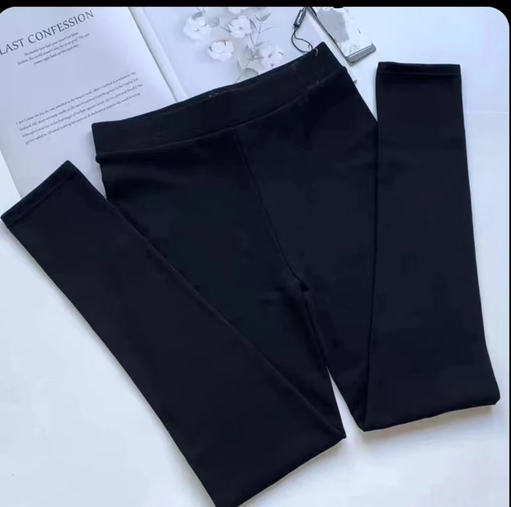 【01打底裤】2023新款加绒加厚打底裤防寒保暖小脚秋裤