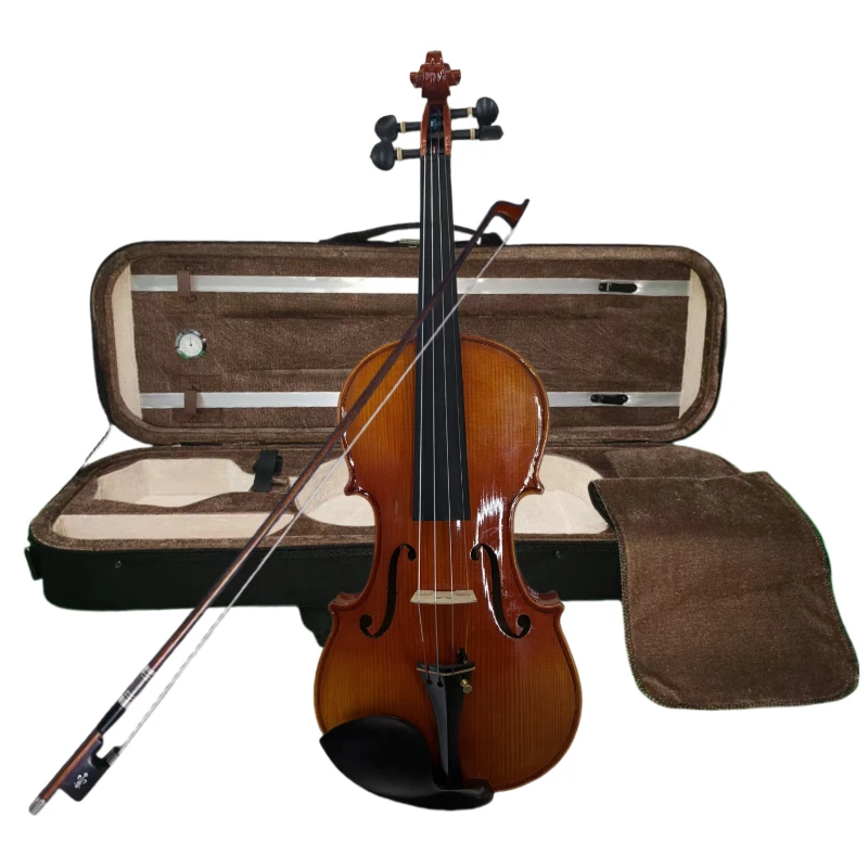 欧料手工小提琴专业级实木制作初学者演奏级专业院校小提琴