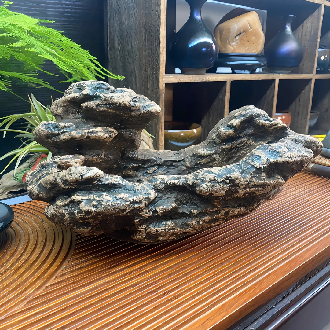 上水石花器 瑞龙呤造景花器 奇石风格花盆 花盆