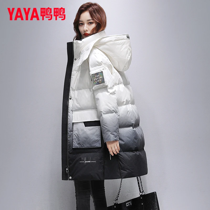 YAYA/鸭鸭流行爆款羽绒服男女同款冬季新款韩版时尚加厚保暖新年