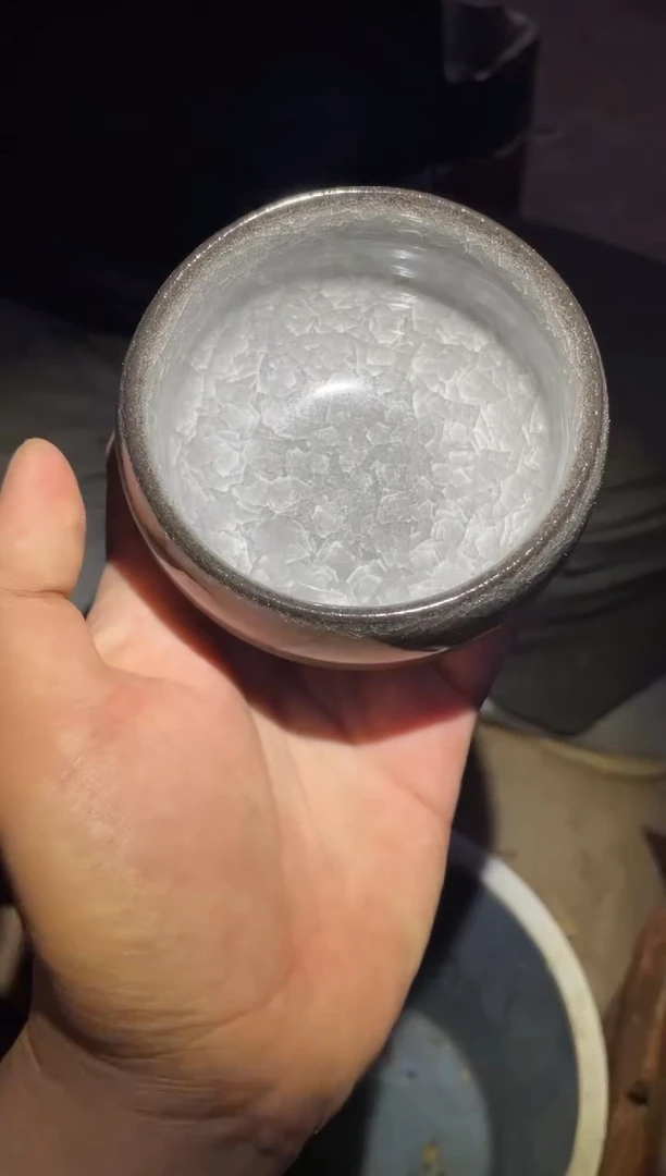 【闪购商品】瓷杯黑冰 禅定 配礼盒 收藏证书