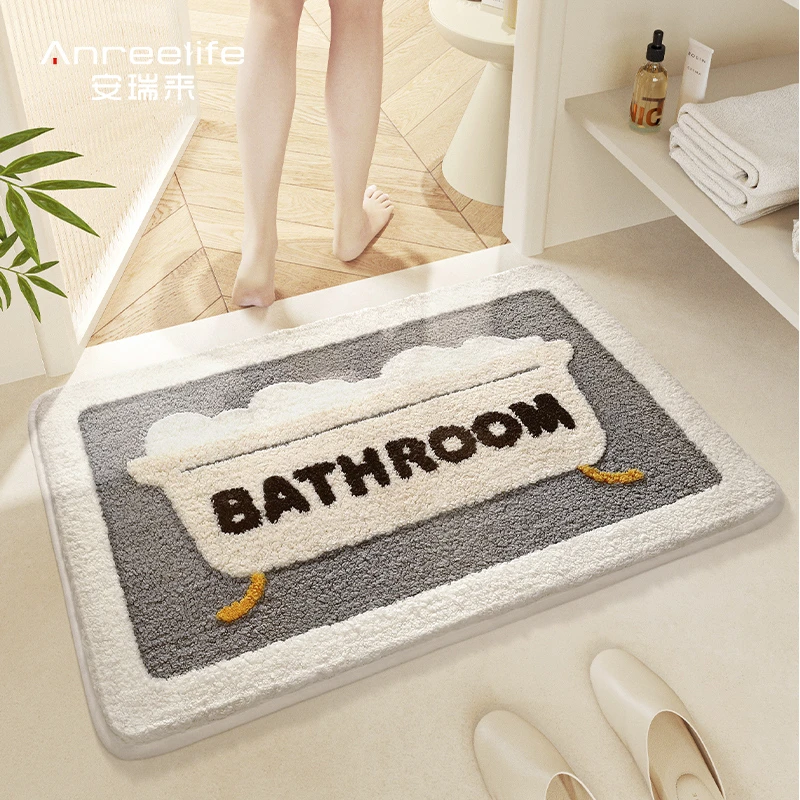 浴室吸水垫家用卫生间门口地垫厕所防滑地毯洗手间浴室防滑地垫