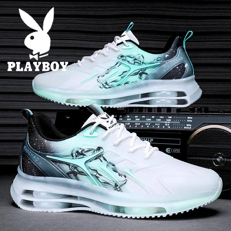 花花公子男鞋春季新款网面透气休闲男士潮牌高档跑鞋男鞋子男款