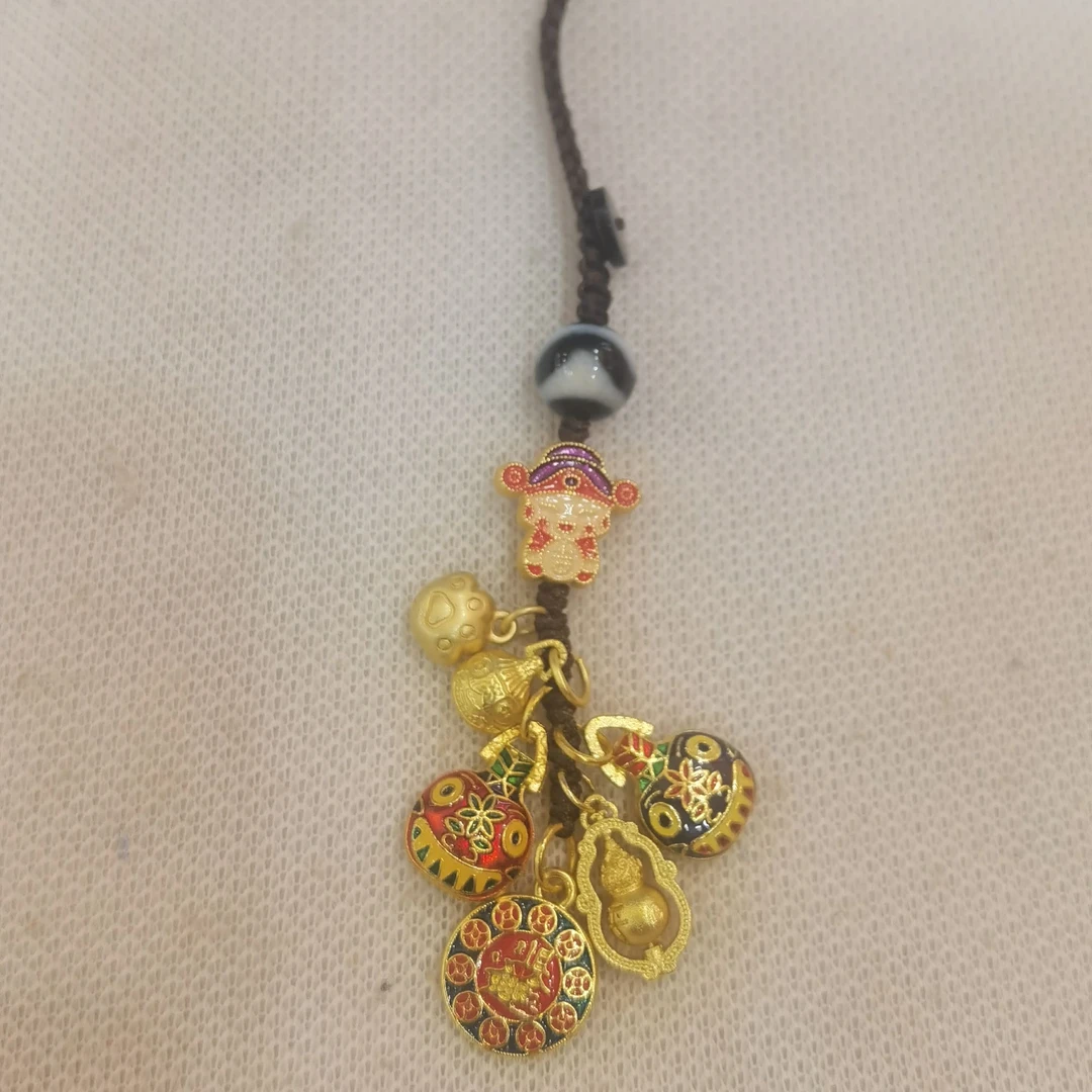 壹加思默-牙牙财财玛瑙挂件多样性发一