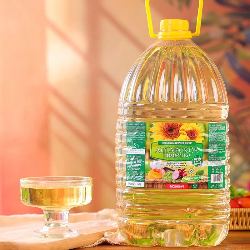俄罗斯进口阿尔泰葵花籽油5L 健康厨房营养脂肪
