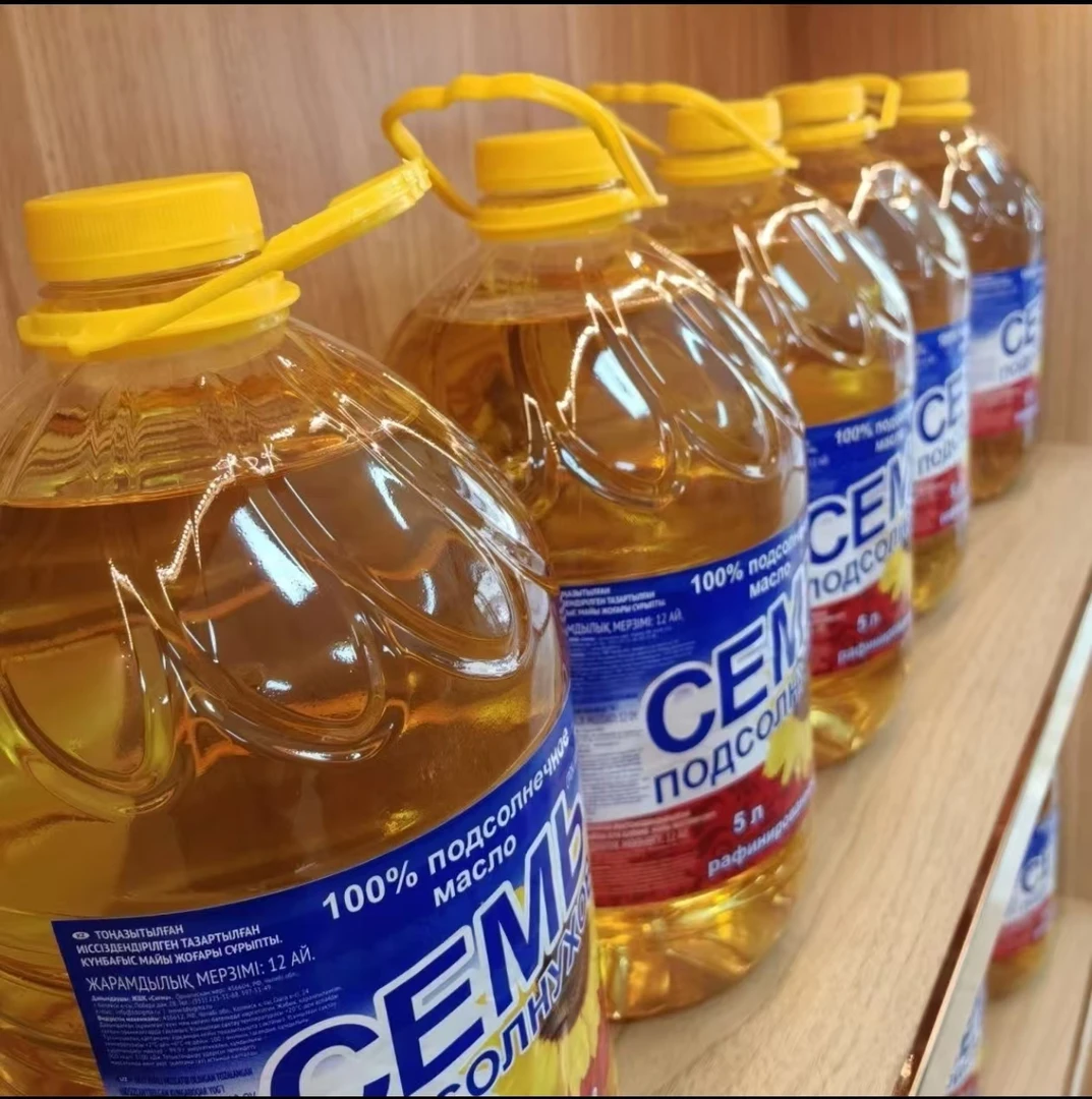 俄罗斯进口七个葵花牌葵花籽油5L 健康厨房营养脂肪