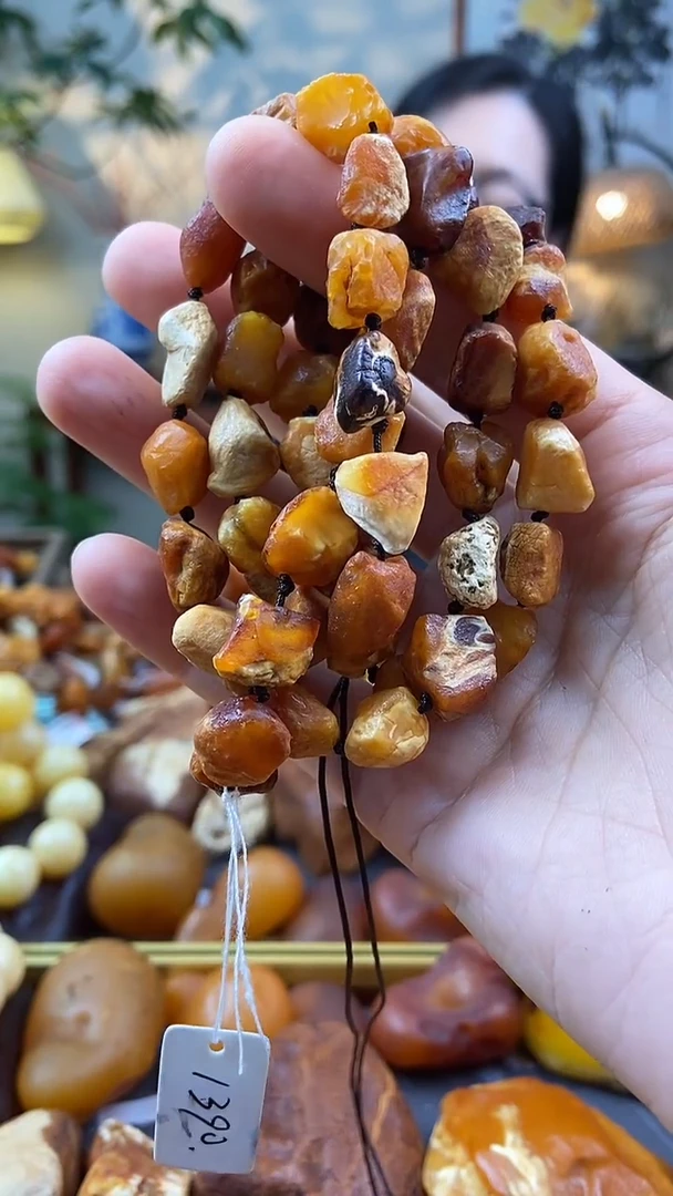 【闪购商品】蜜蜡颈饰未镶嵌项链