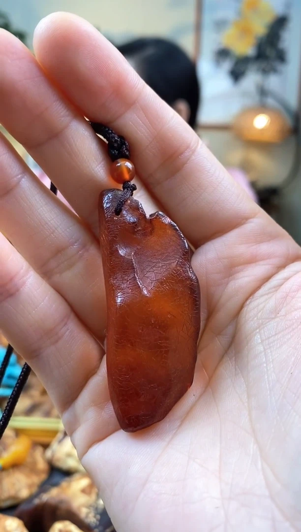 【闪购商品】琥珀颈饰未镶嵌吊坠