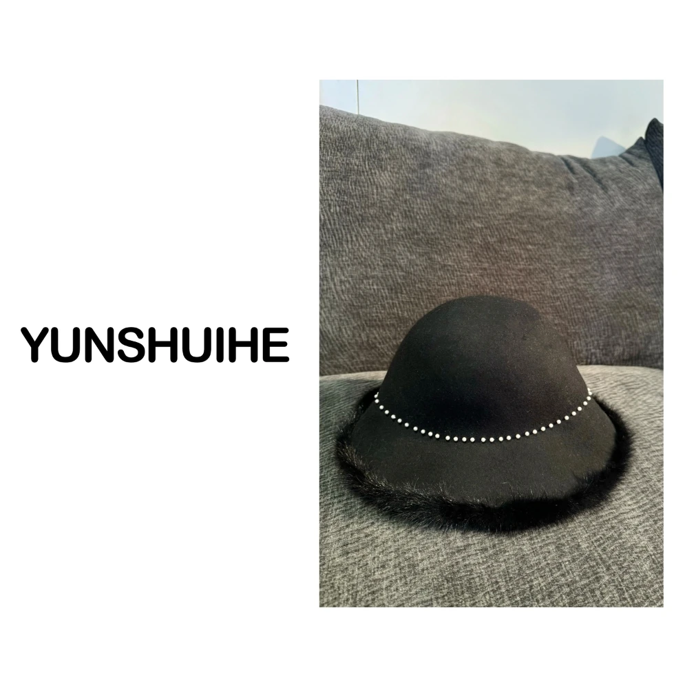 YUNSHIUHE定制！休闲帽子百搭渔夫帽