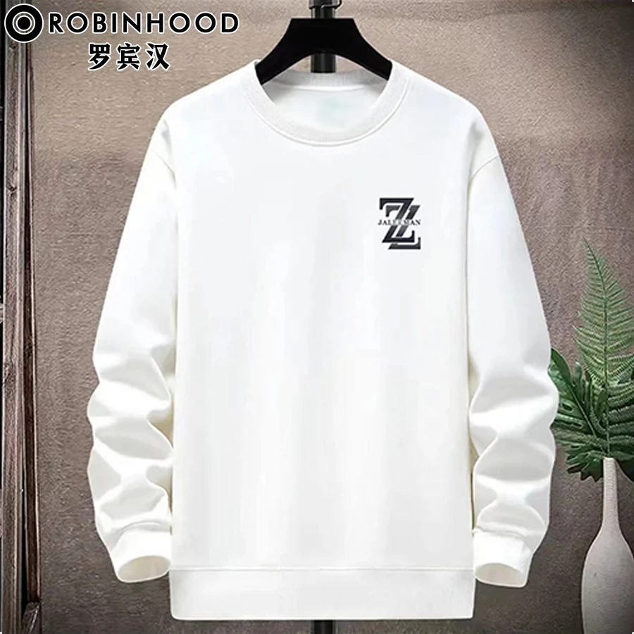 罗宾汉男装新品春秋款男女款棉长袖圆领宽松时尚潮流卫衣大码