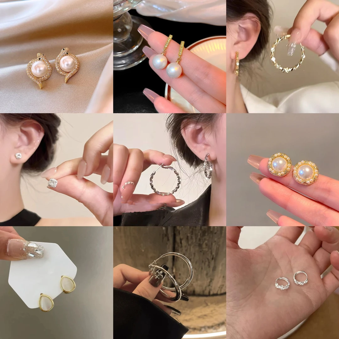 钛钢耳饰 S925银针耳钉合集 直播间专用 100-150