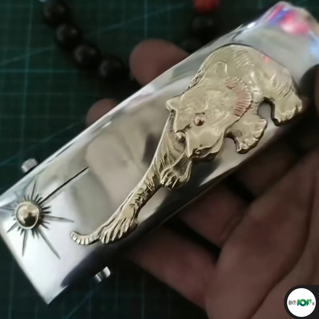 不锈钢老虎男士滚轴皮带扣加长头无牙长14x4.8内径4.0可定制尺寸