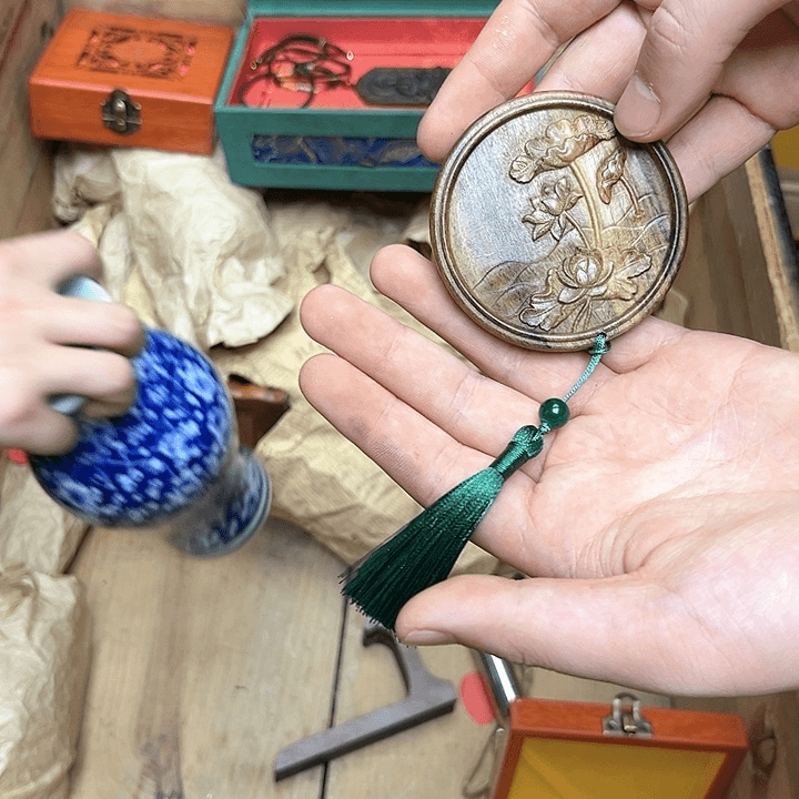 滴血莲花菩提吊坠