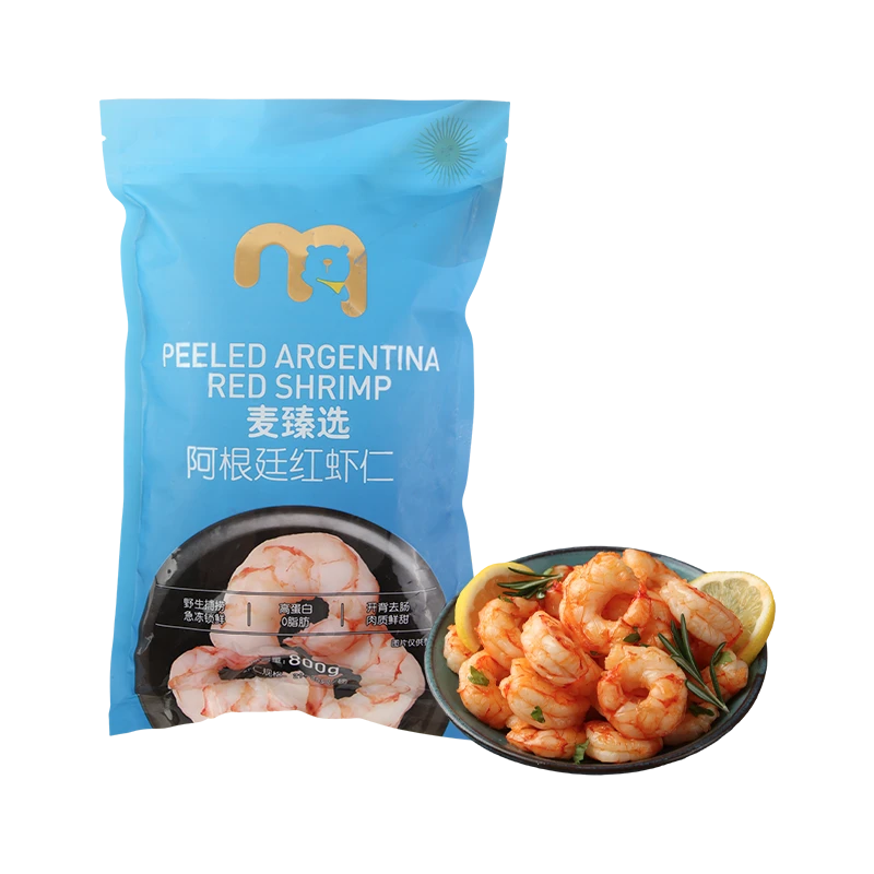 麦臻选阿根廷红虾仁21-25  800g