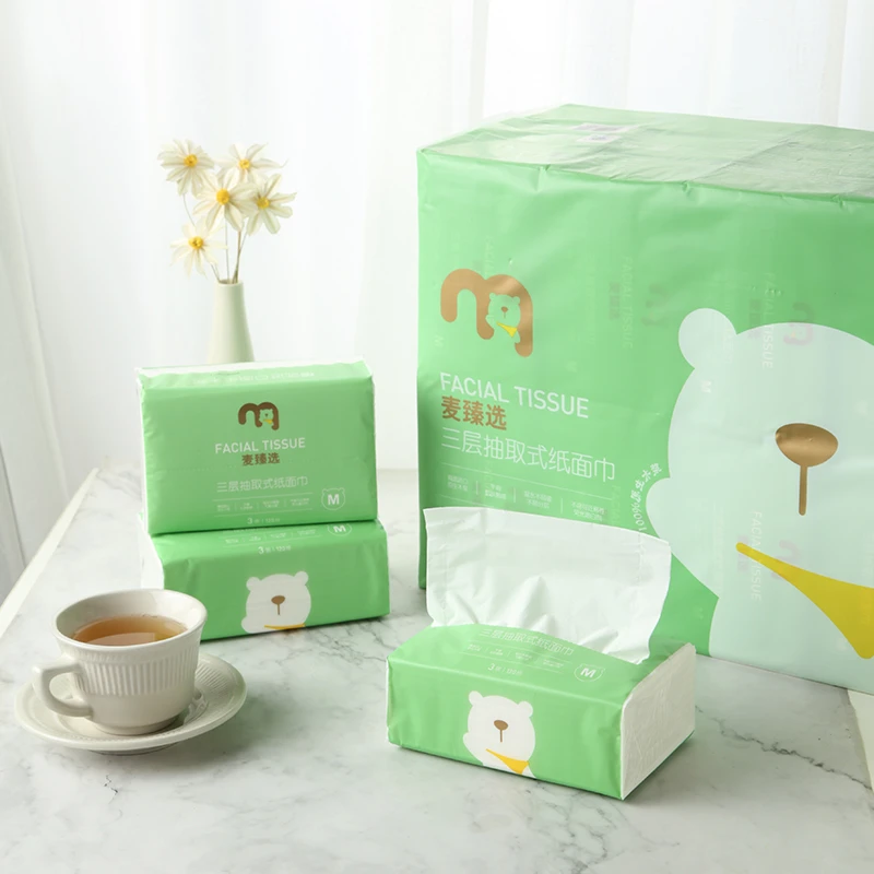 麦臻选三层抽纸 120抽*24包（M）