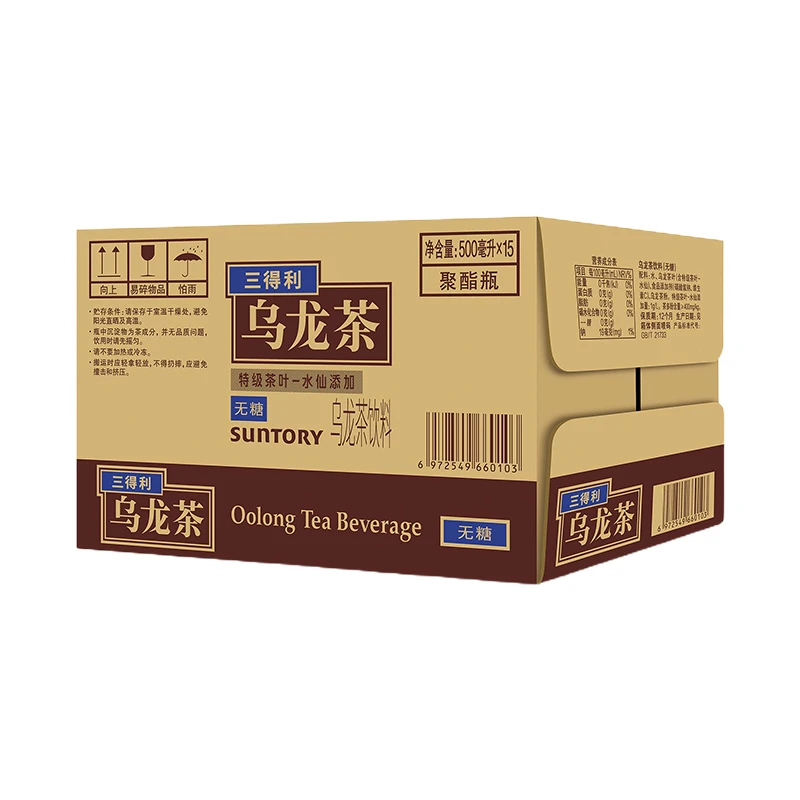 三得利乌龙茶饮料 无糖 500ml*15