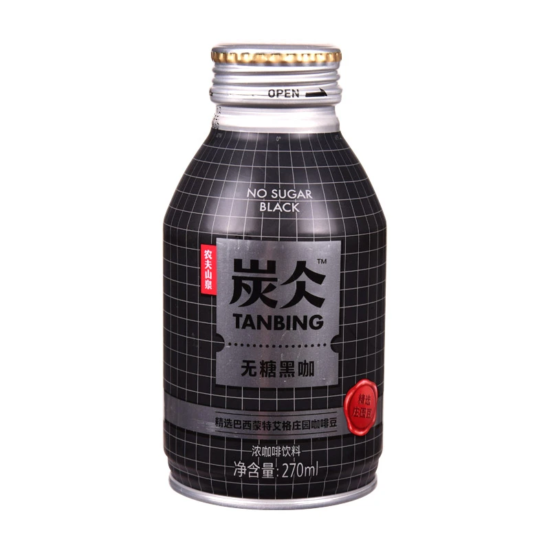 农夫山泉炭仌无糖黑咖浓咖啡饮料 270ml