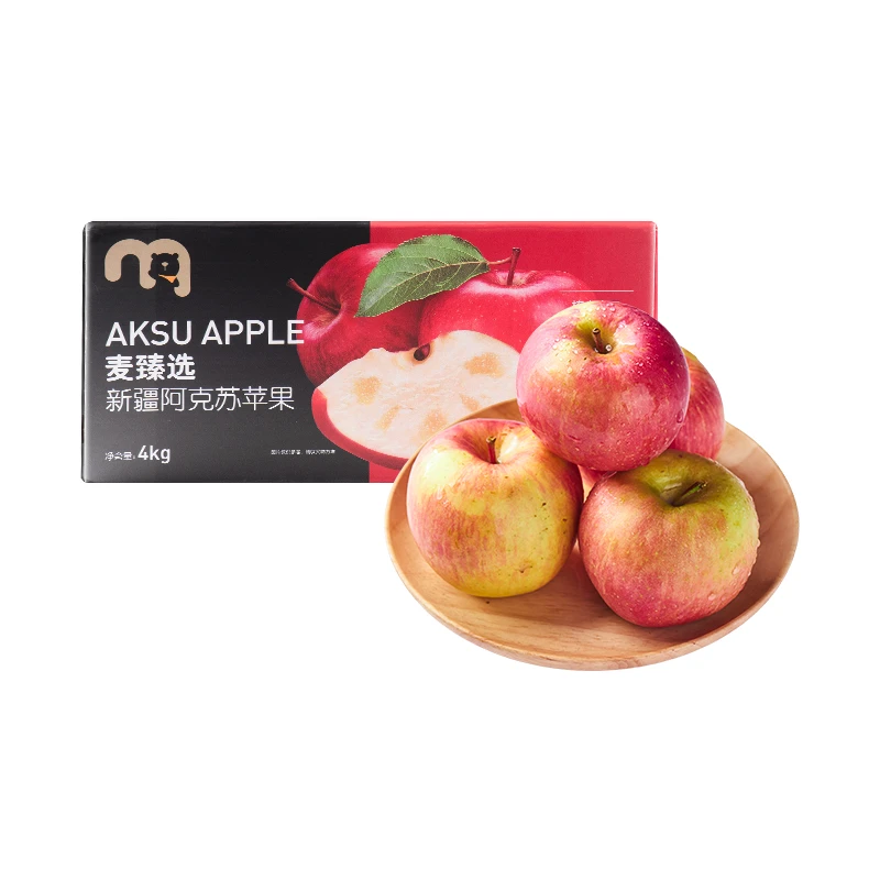 麦臻选新疆阿克苏苹果4kg