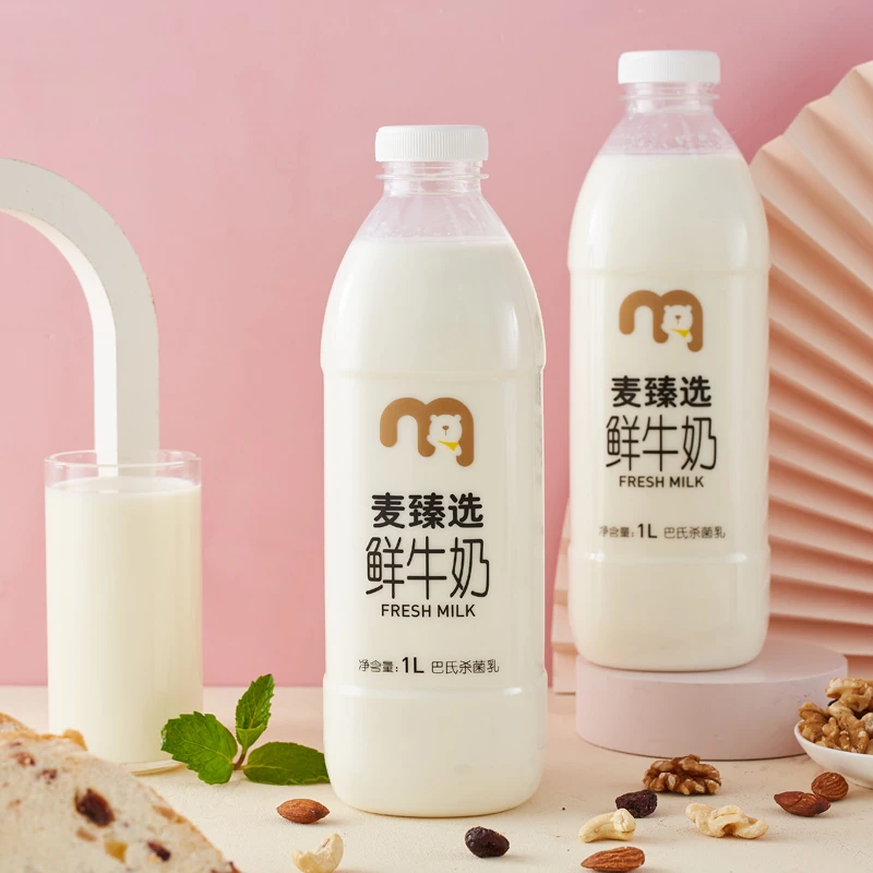 麦臻选鲜牛奶 1L*2