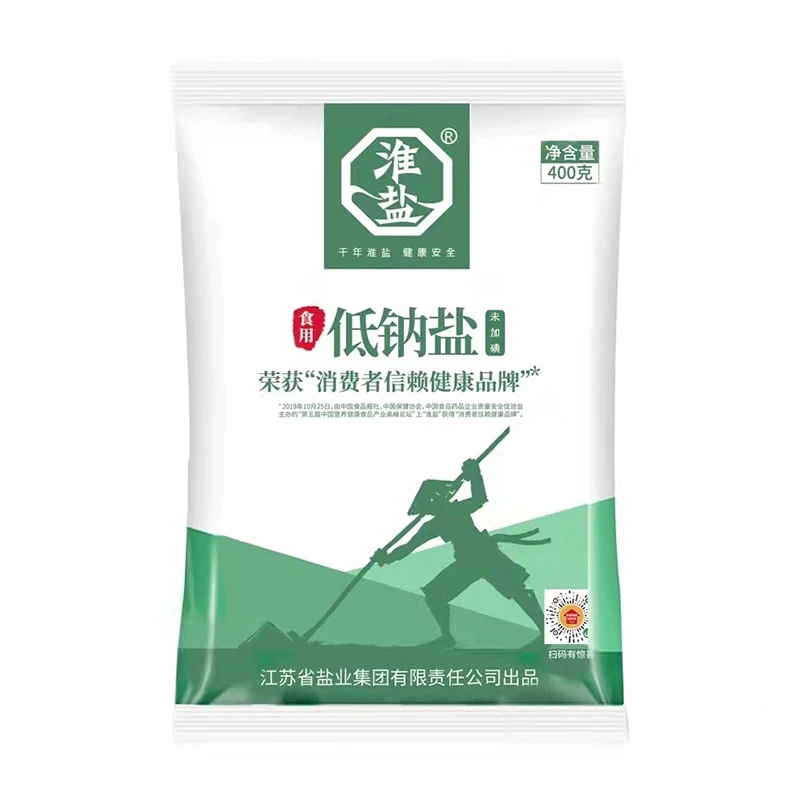 淮牌低钠盐（无碘） 400g