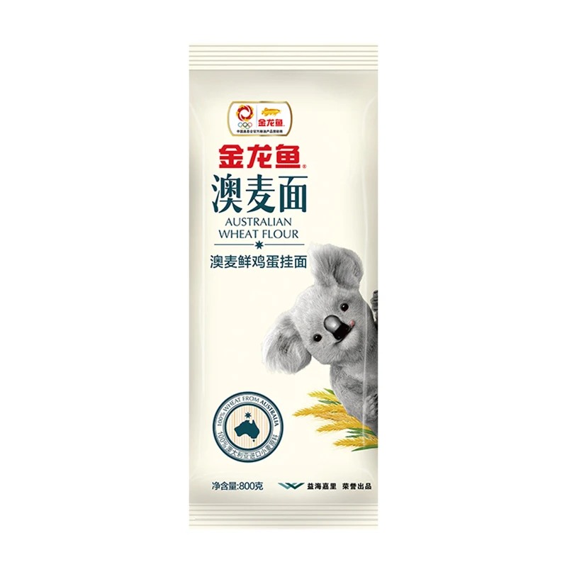 金龙鱼优+澳麦鲜鸡蛋挂面 800g