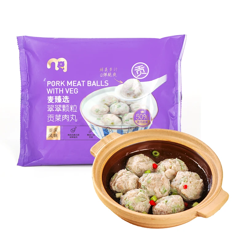 麦臻选翠翠颗粒贡菜肉丸 576g