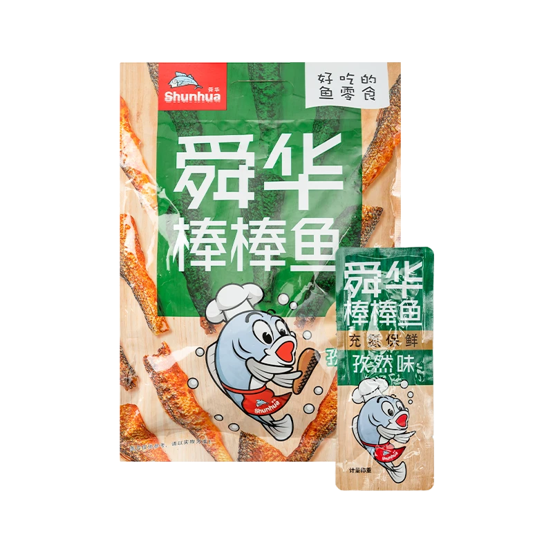 舜华棒棒鱼孜然味208g