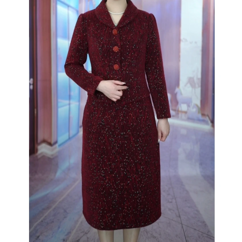 2025春季新款连衣裙时尚洋气收腰显瘦遮肉裙子气质修身