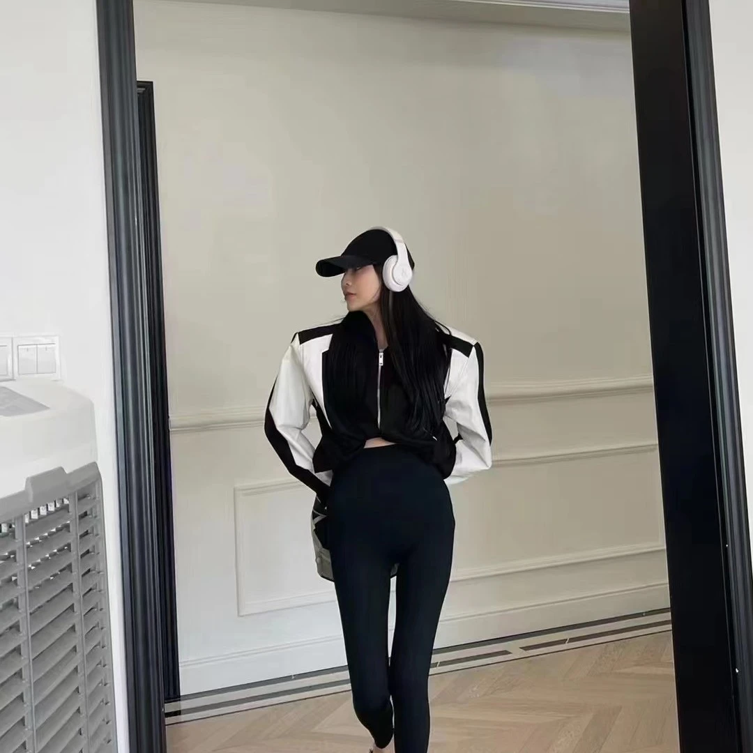 亦亦家 显瘦不掉档不勒人蛋白瑜伽裤高腰