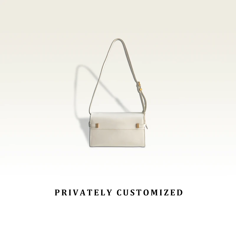 高定时尚单肩斜跨手提腋下百搭通勤质感女包