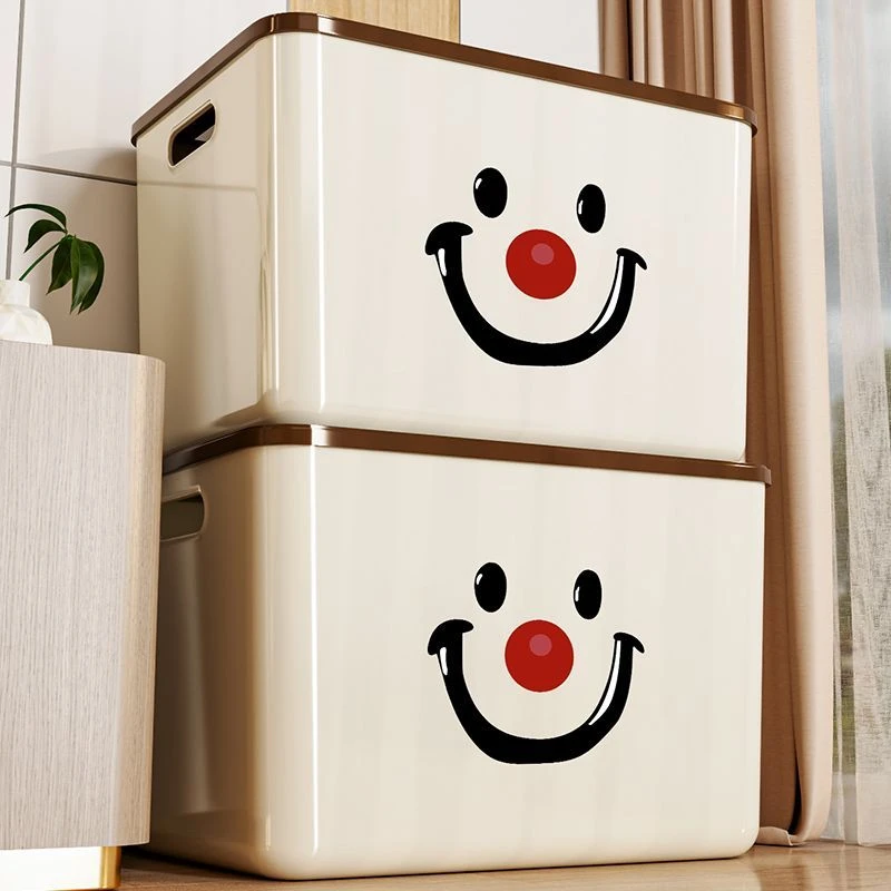 儿童多功能收纳箱卡通大容量桌面收纳盒车载玩具储物加厚家用宿舍