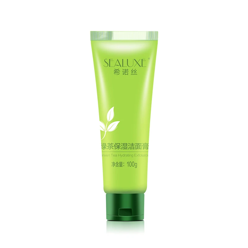 R2-921希诺丝绿茶保湿洁面膏清洁水润保湿不紧绷洗面奶100g