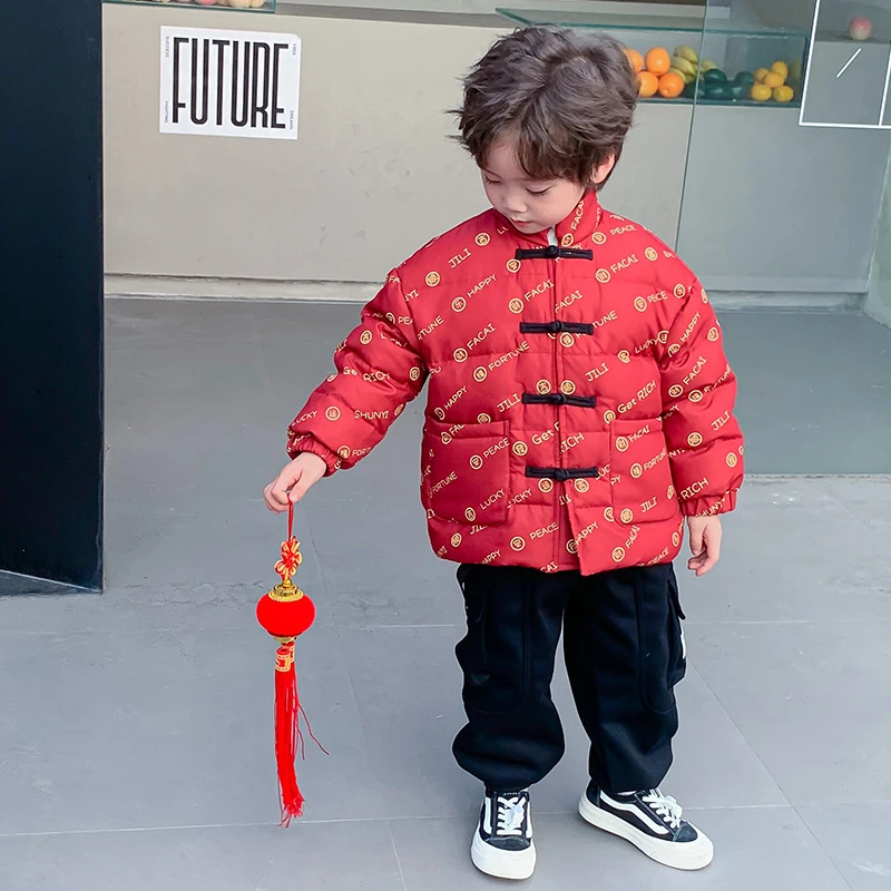 拜年服男童唐装冬款2024新款儿童加厚唐装NF233731