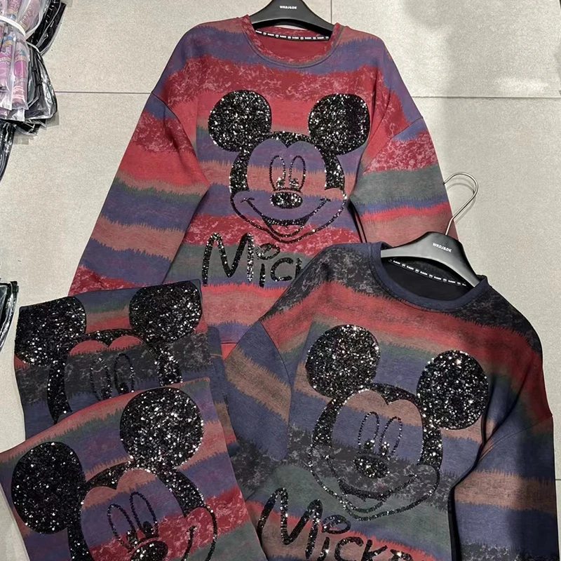 2024秋冬新款重工卫衣时尚爆款宽松显瘦遮肉复古高端小众潮牌上衣