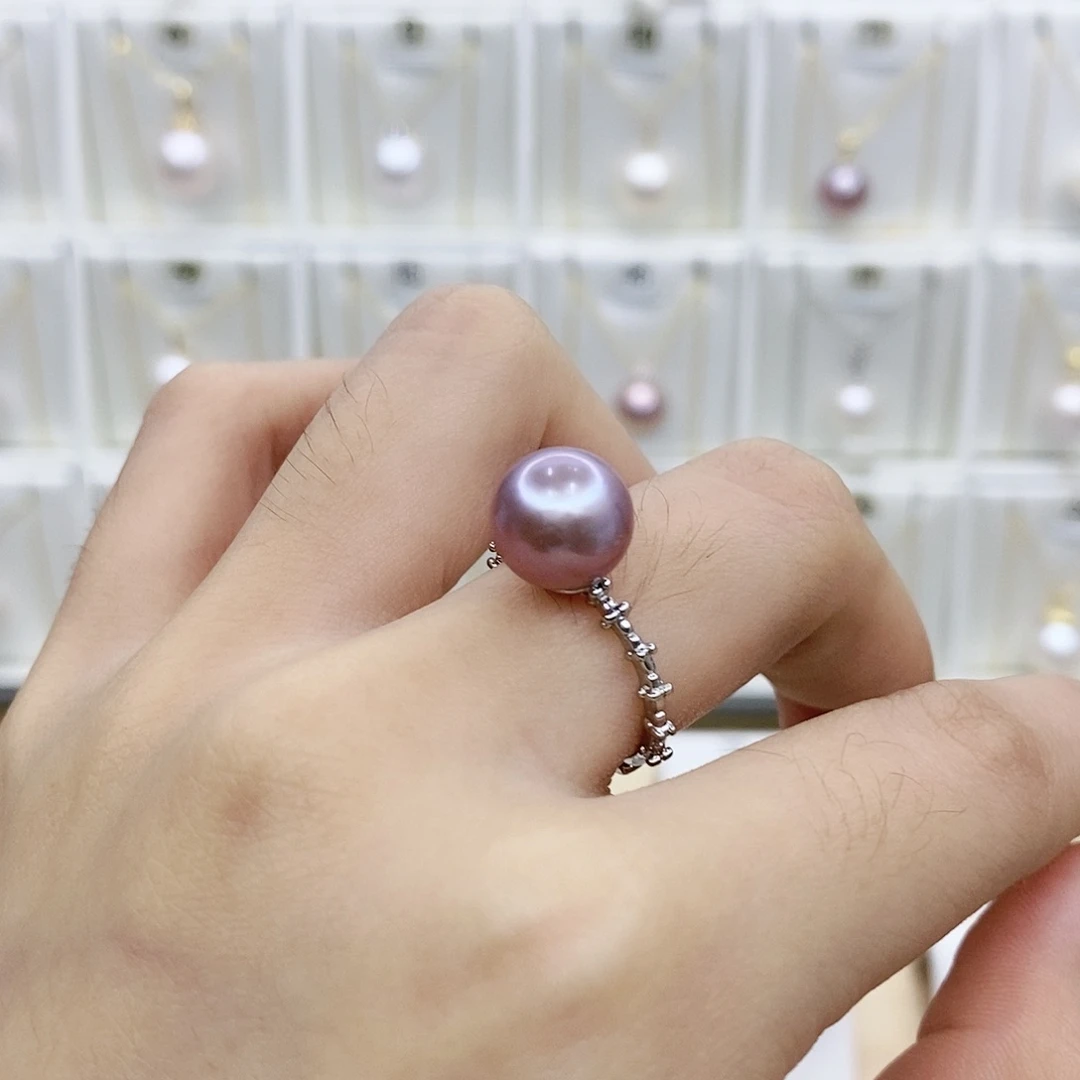 淡水珍珠项链合金