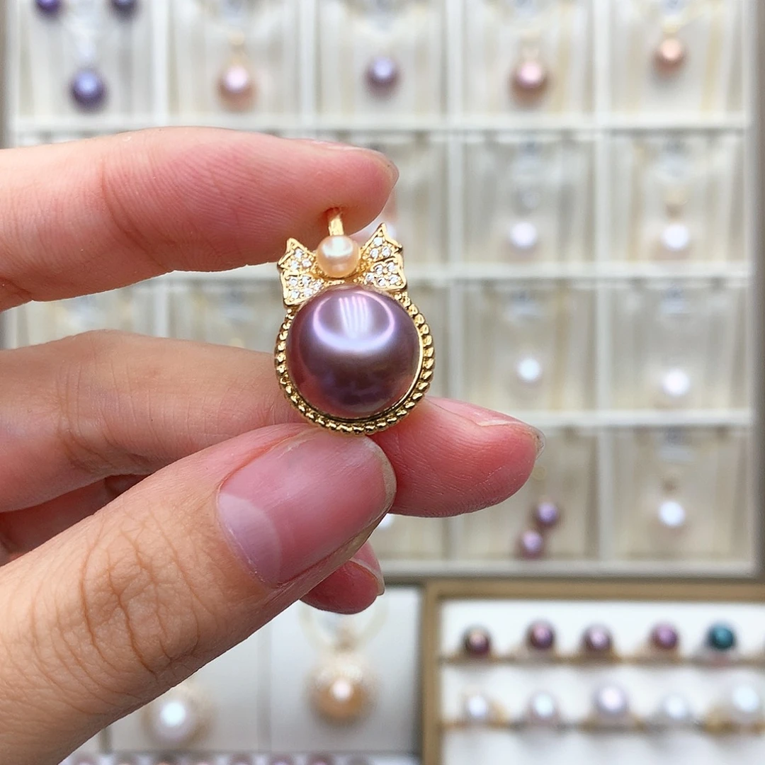 淡水珍珠颈饰合金