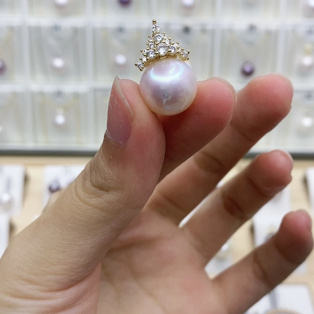 淡水珍珠颈饰合金