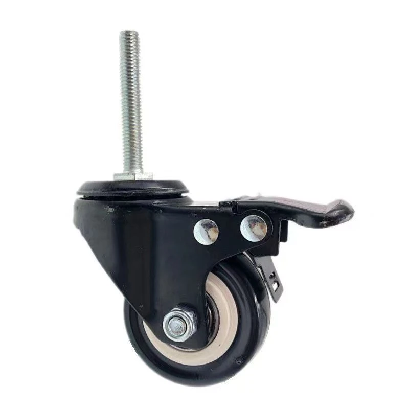 五金橡胶万向轮带刹车（配合晾衣服衣架使用）