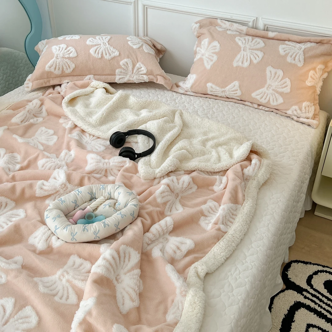 【适禾家】阳离子毛毯学生午睡毯子单人绒毛毯双层可爱卡通双面绒