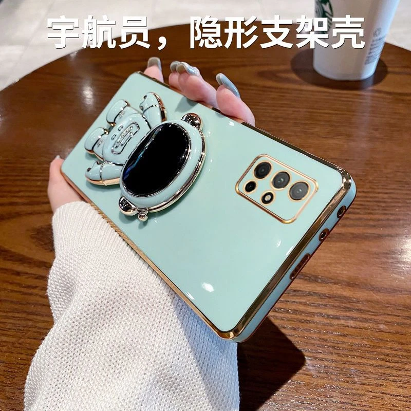 华为荣耀30S手机壳宇航员太空人支架CDY-AN90全包防摔硅胶套软壳