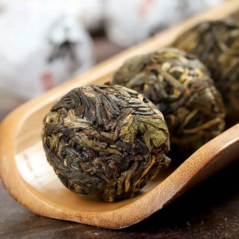 金占芭【普洱生茶6g龙珠】正宗老挝百年古树头春黄金叶香甜厂家直销