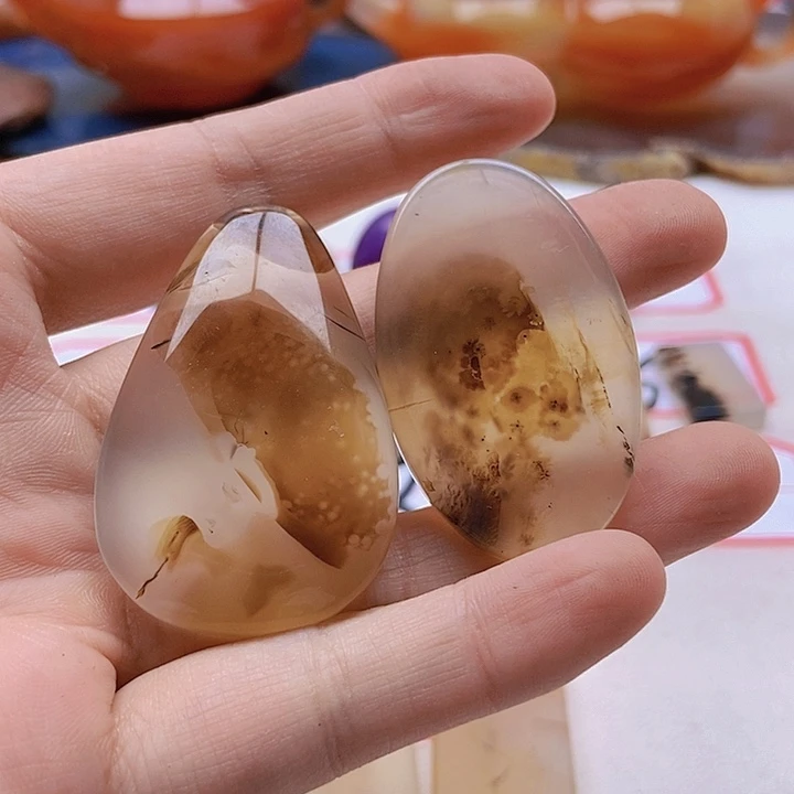 【闪购商品】玛瑙/玉髓珠宝半成品未镶嵌风**然